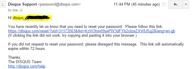 User Experience: in Forgot Password Use Case Reset Password even if account Does not Exist – Disqus